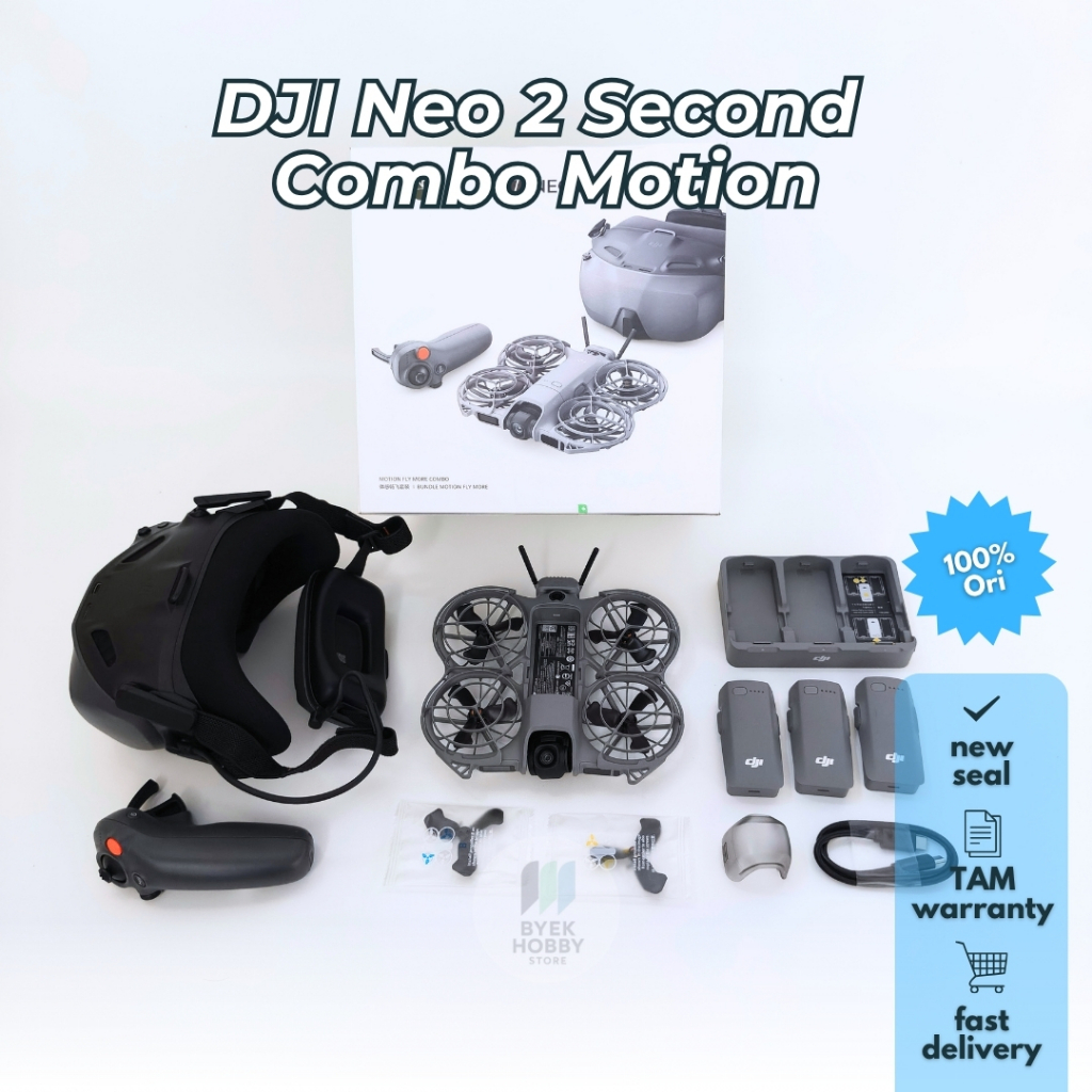 Drone DJI Neo 2 Drone Second Fly More Combo With Motion (Follow Me Camera Drone 4k High Resolution)