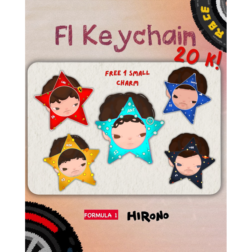 F1 Keychain Hirono Version