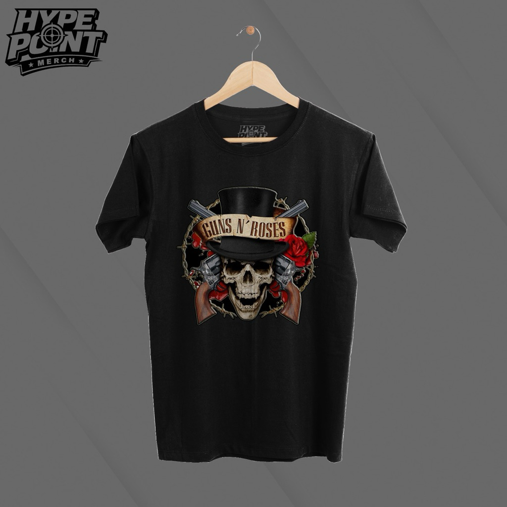 Kaos GUNS N ROSES 100% original | T-Shirt GUNS N ROSES ori | kaos sablon premium termurah terlaris |