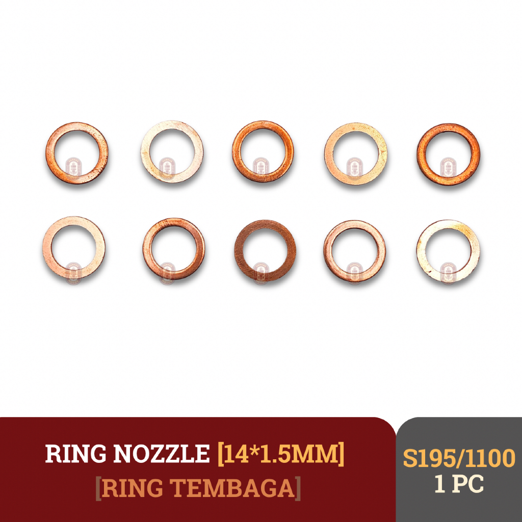 RING NOZZLE DIESEL S195 S1100 12PK 16PK RING TEMBAGA NOZZLE MESIN DONGFENG S195 S1100