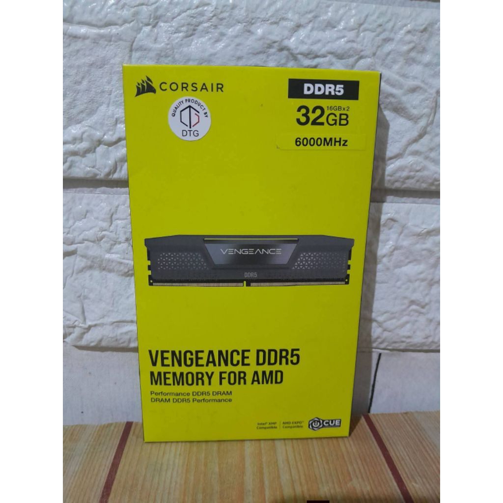 RAM Corsair Vengeance DDR 5 32 GB (16gb x 2)