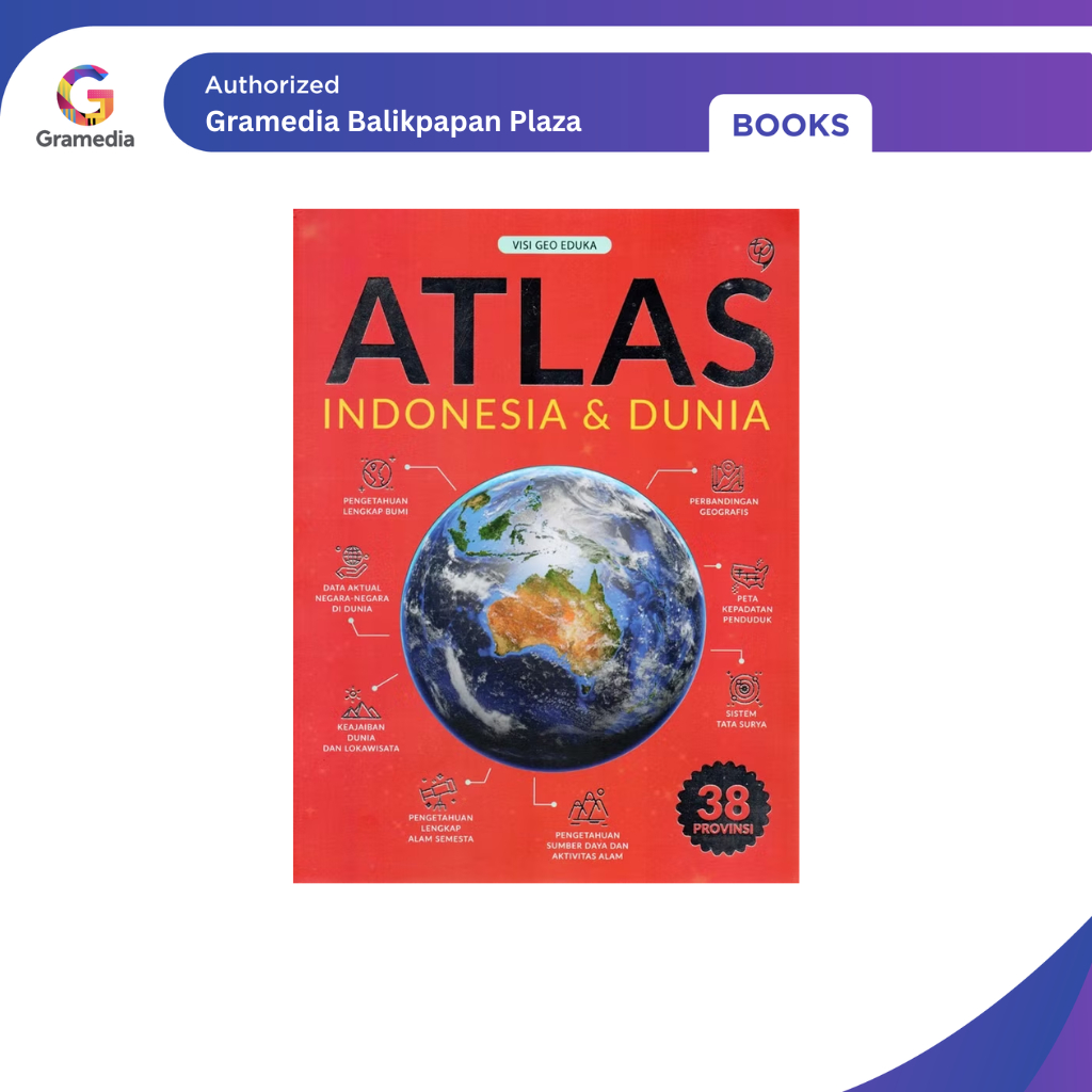 Gramedia Balikpapan Plaza - Atlas Indonesia & Dunia