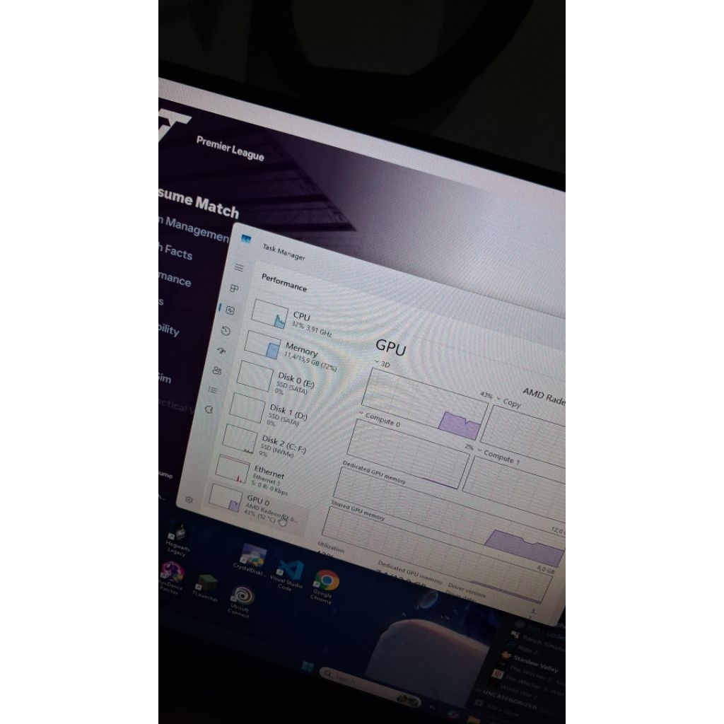 VGA RX 6700 XT Asrock Phantom Gaming 12 GB