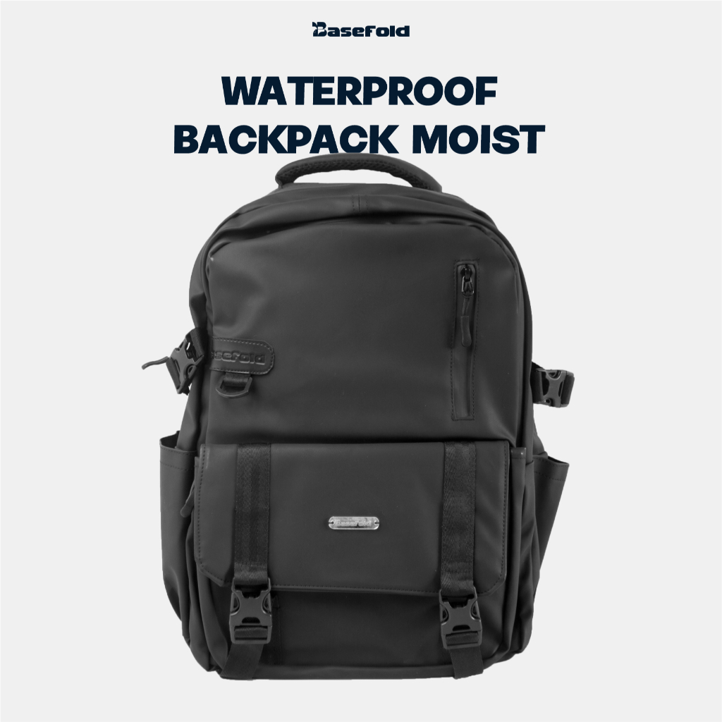 Bnb - Basefold Backpack Moist Tas Ransel Waterproof Tas Sekolah
