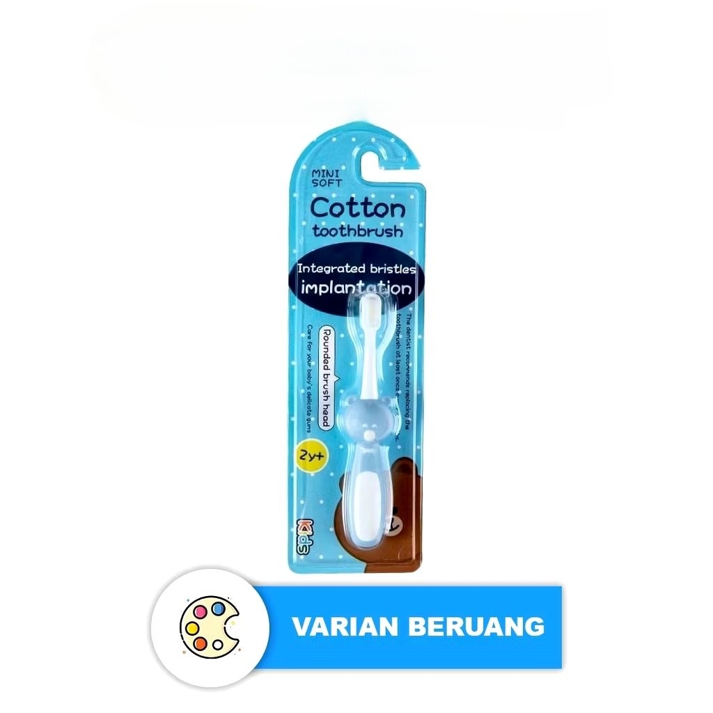 Lye-OS Sikat Gigi Bayi Cotton Toothbrush Mini Soft Sikat Gigi Lembut