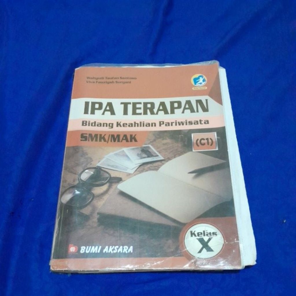 BUKU PAKET IPA TERAPAN SMK/MAK X  (Bidang Keahlian Pariwisata)