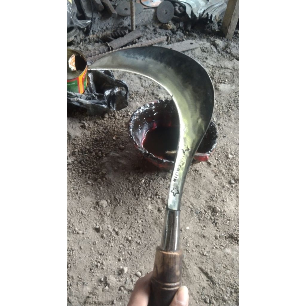 sabit mian alat pemotong rumput asli baja