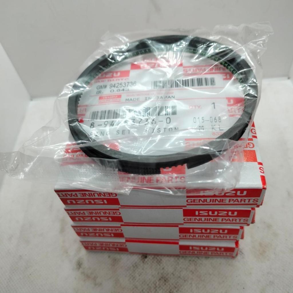 SPARE PART RING SET PISTON RING SEHER ISUZU PANTHER 2.3 C223 ORI JAPAN OEM 8-94253736-0
