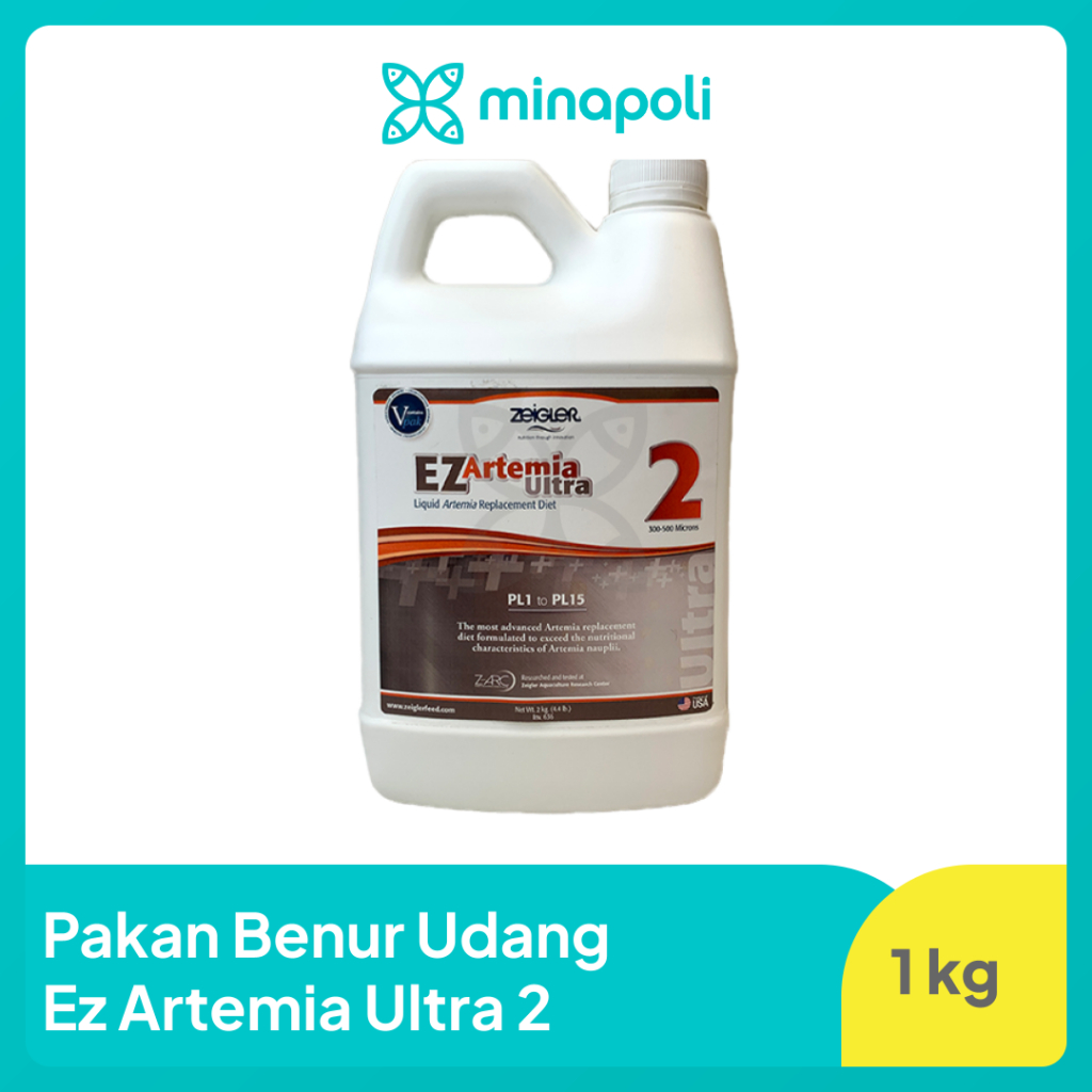 Pakan Benur Udang dan Ikan EZ Artemia Ultra 2 Kemasan 1 kg
