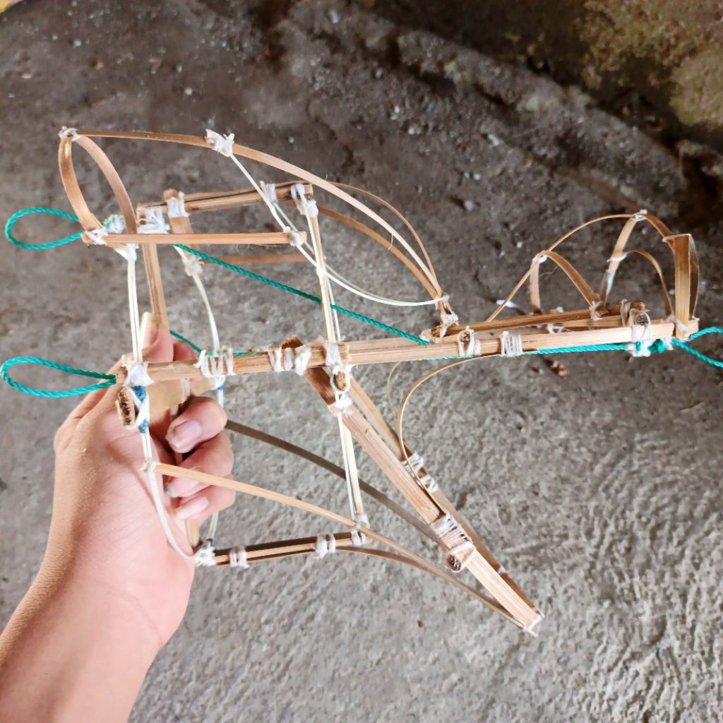 KERANGKA KEPALA LAYANGAN NAGA DIAMETER 15