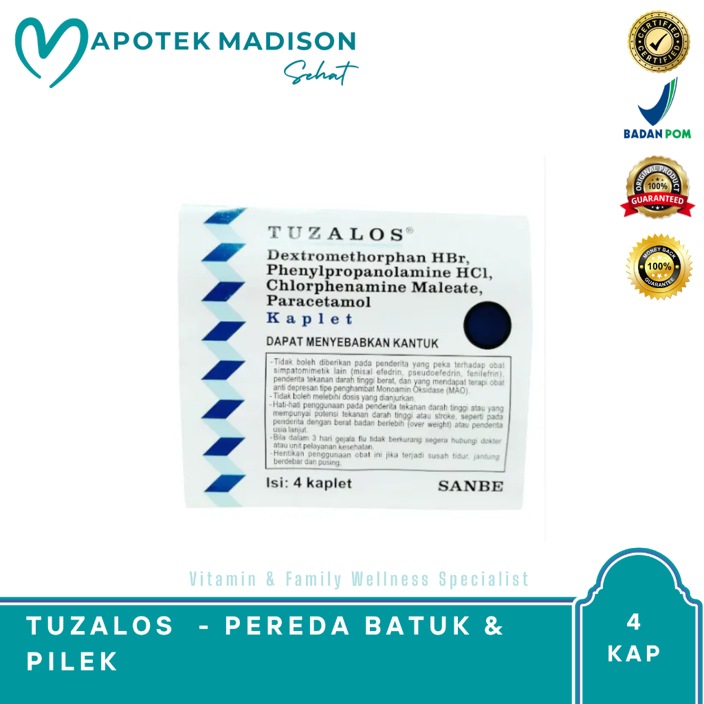 Tuzalos 4 Kaplet - Pereda Batuk & Pilek