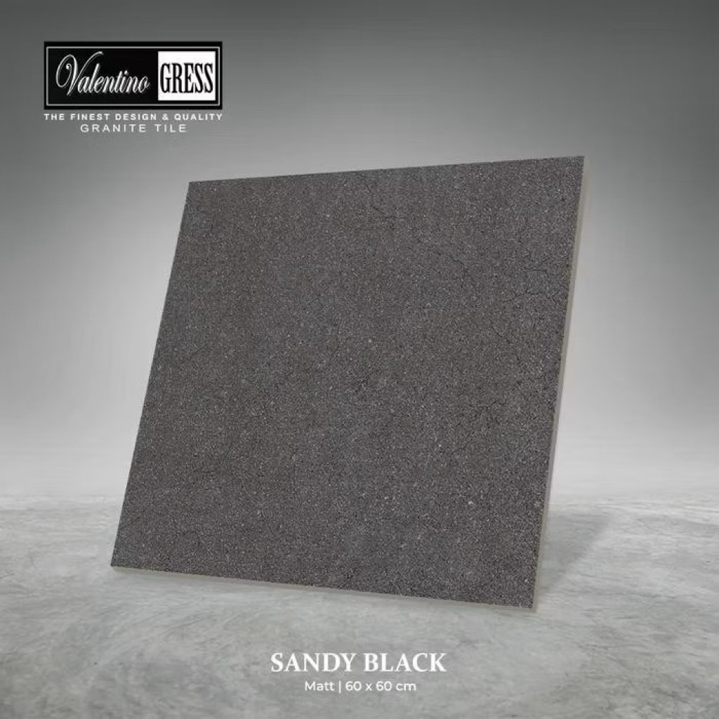 Granit 60x60 Valentino Gress | Sandy Black | Matt