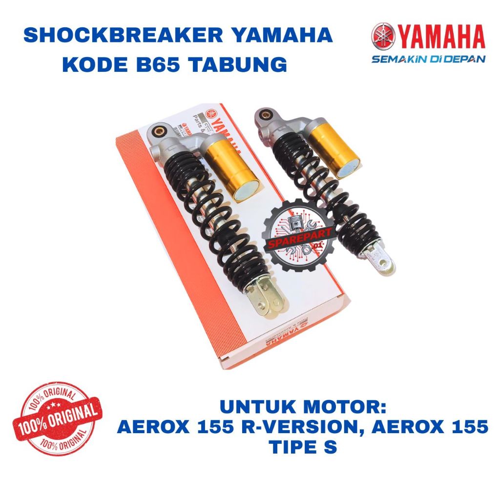 SHOCKBREAKER TABUNG  ORIGINAL YAMAHA KODE B65, AEROX 155 R-VERSION, AEROX 155 TIPE S