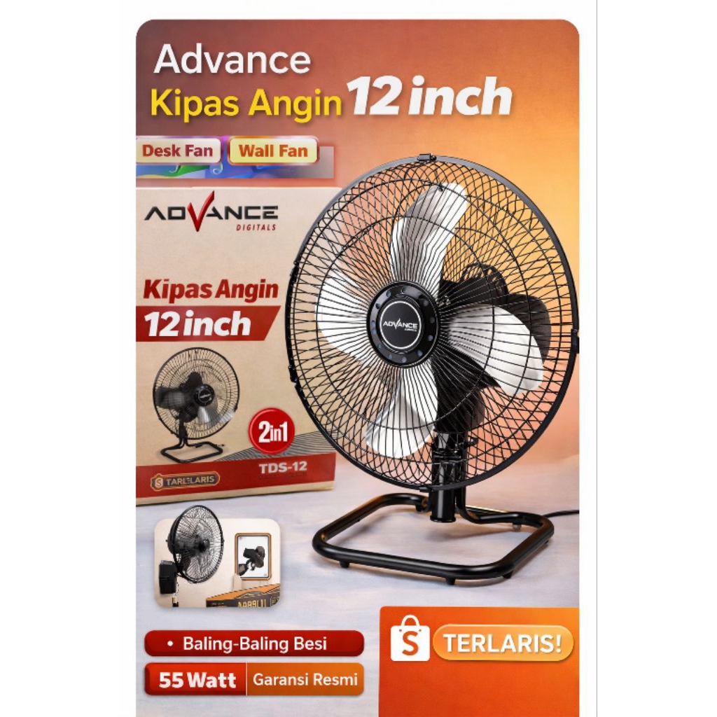 kipas advance 12 inch