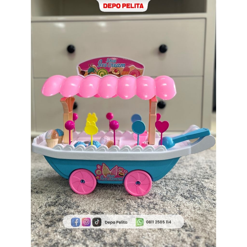 Mainan Anak Gerobak Es Krim