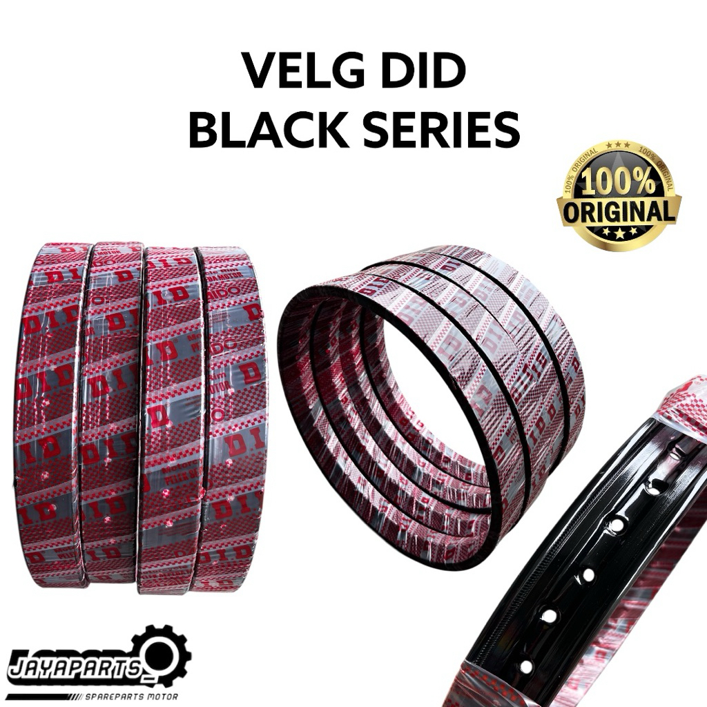Velg DID Original Chrome / Black Series Ring 14 16 17 18 19 21 | Velg Motor DID Racing pelek motor m