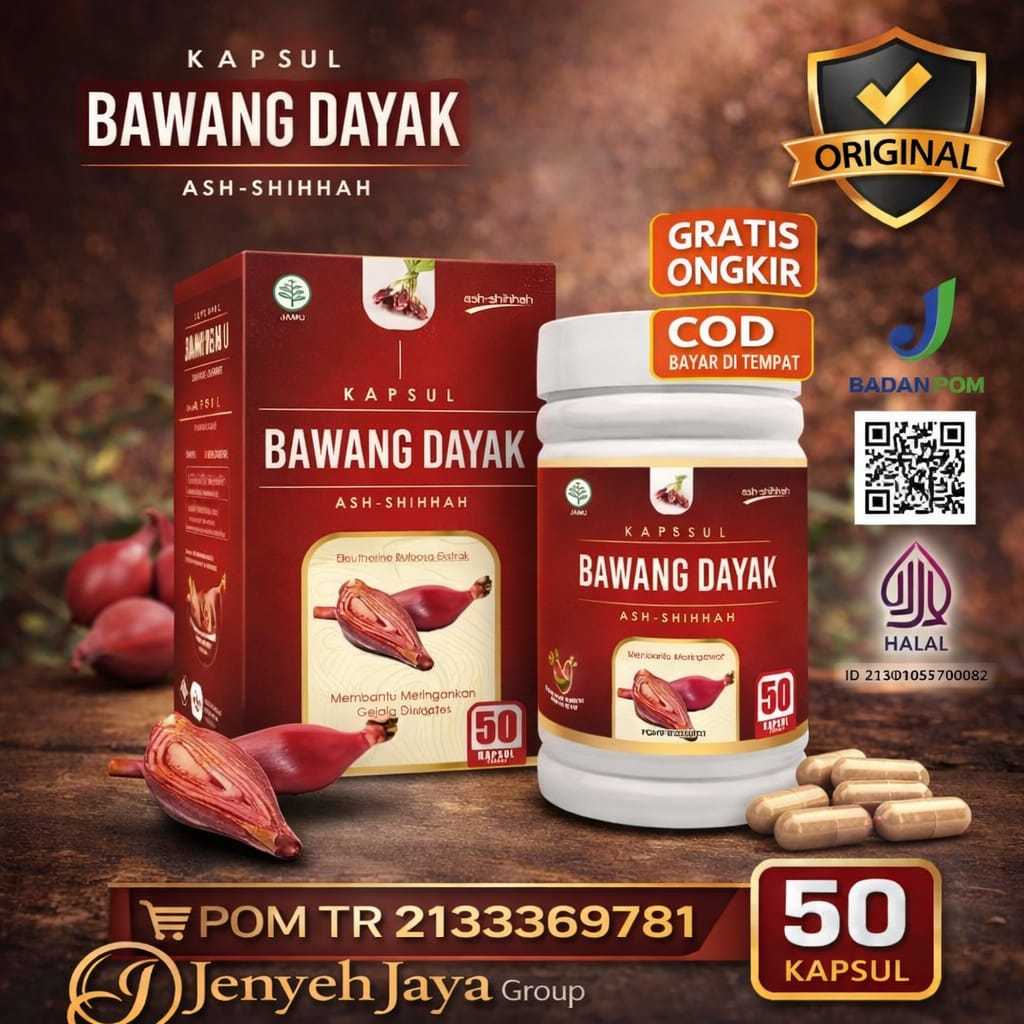Kapsul Bawang Dayak Ash-Shihhah Ekstrak Bawang Dayak Original