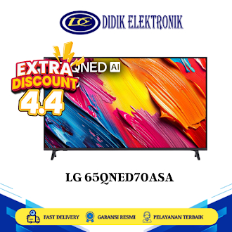LG 65QNED70ASA 65 Inch Smart TV 4K QNED 7 AI Processor And Megic Remote 65QNED70 NED70ASA ( Bukan Ti