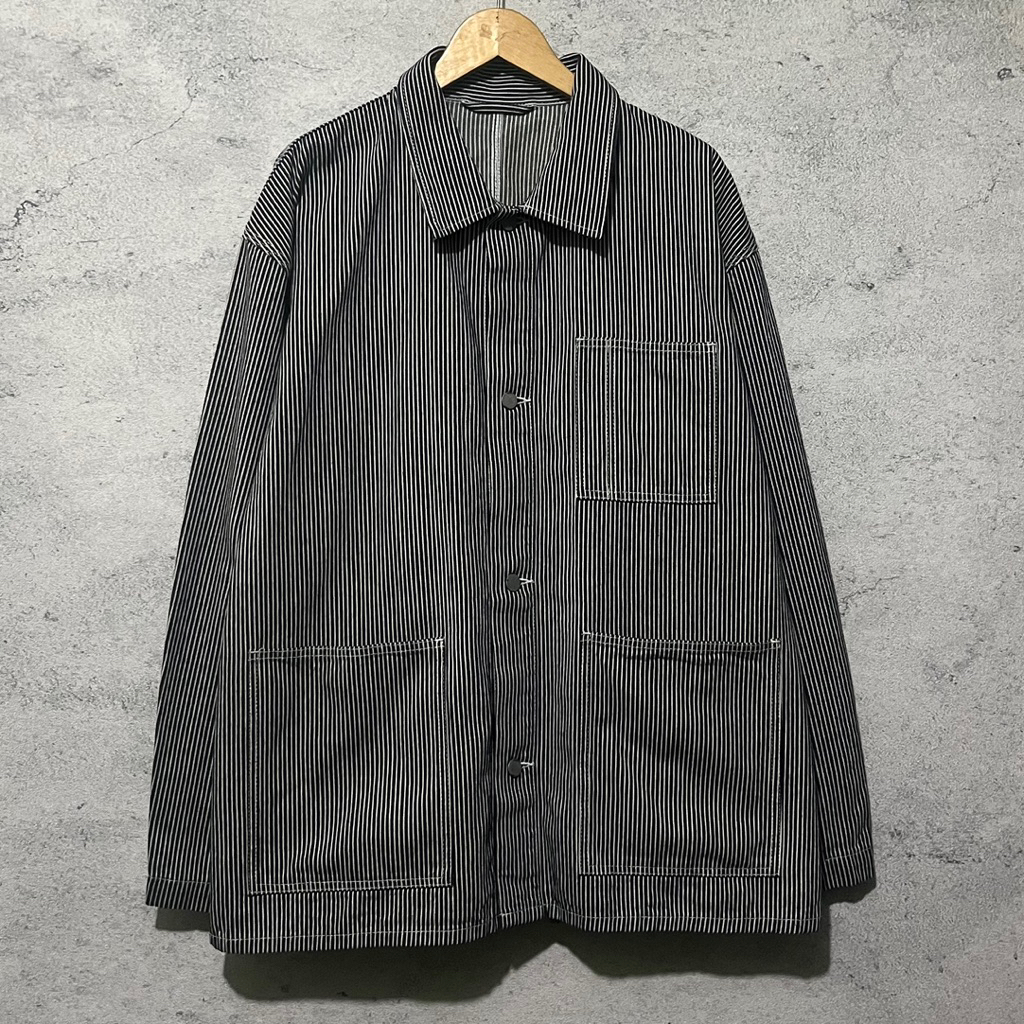 GU hickory stripe chore jacket like new