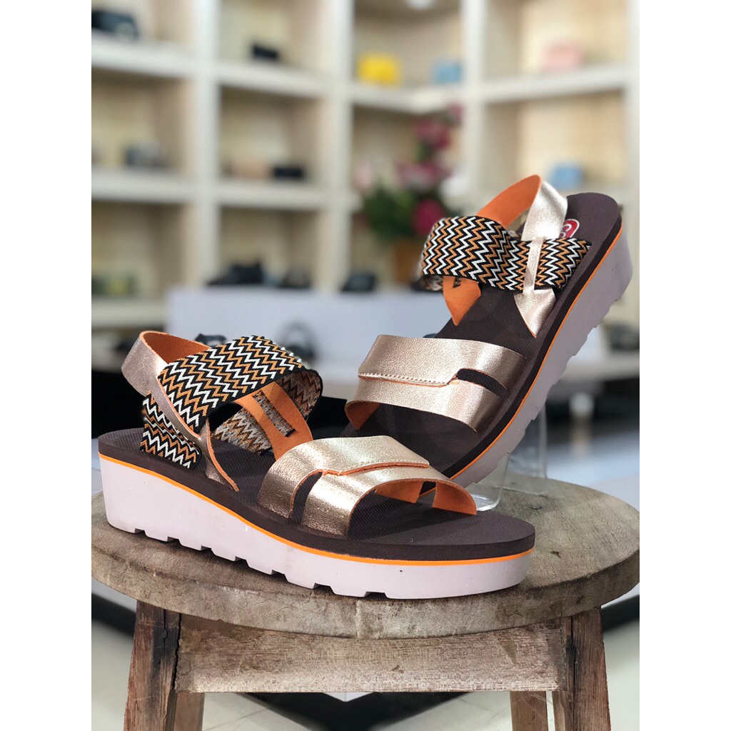 sandal cewe dewasa CARVIL / Alica L / rosegold