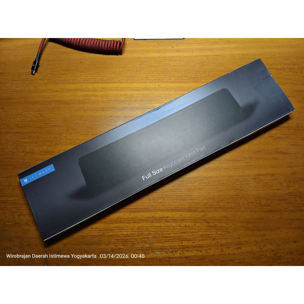 Wrist Pad Keyboard Tecware Full Size Wrist Rest Bantalan Tangan Wristpad