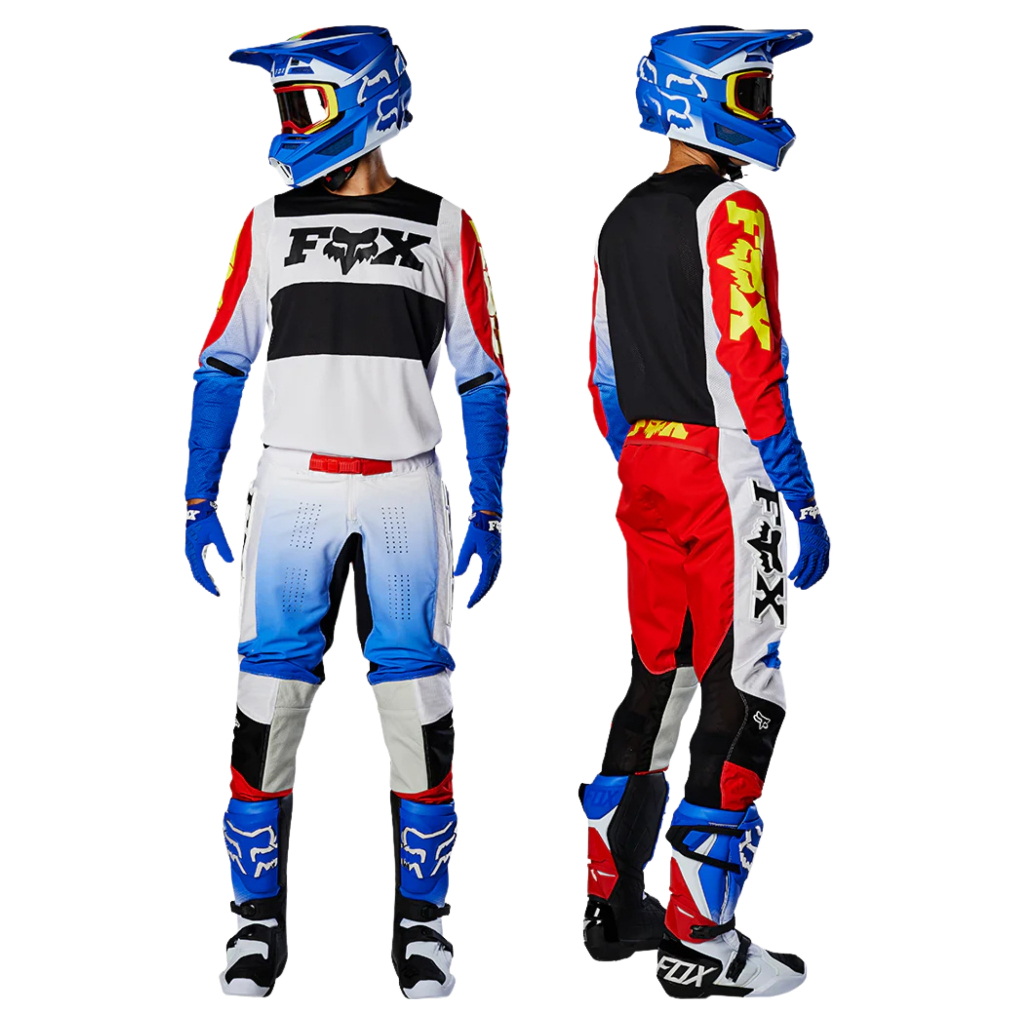 Fox 360 LINC Motocross Jersey & Celana BLU/RD