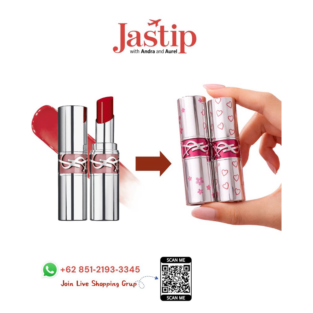 PO YSL Loveshine Lipstick Japan | Free Engraving Original