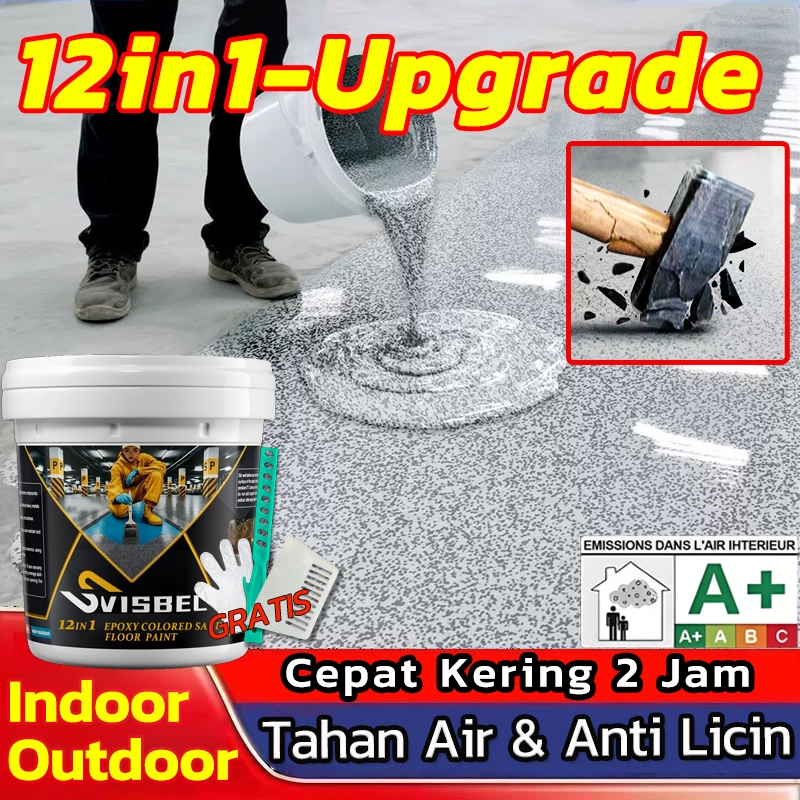 Motif Marmer Cat Epoxy Lantai Pasir Tahan air gores Anti selip Untuk dalam ruangan Cat lantai pasir 