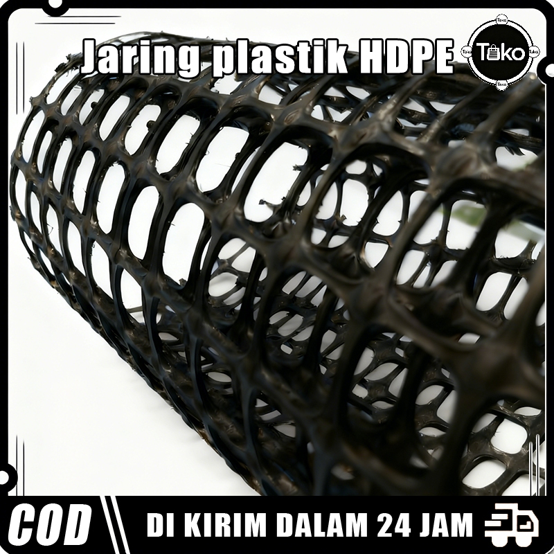 TOKO-jaring plastik lubang kecil jaring plastik hdpe1 roll jaring plastik untuk kandang ayam