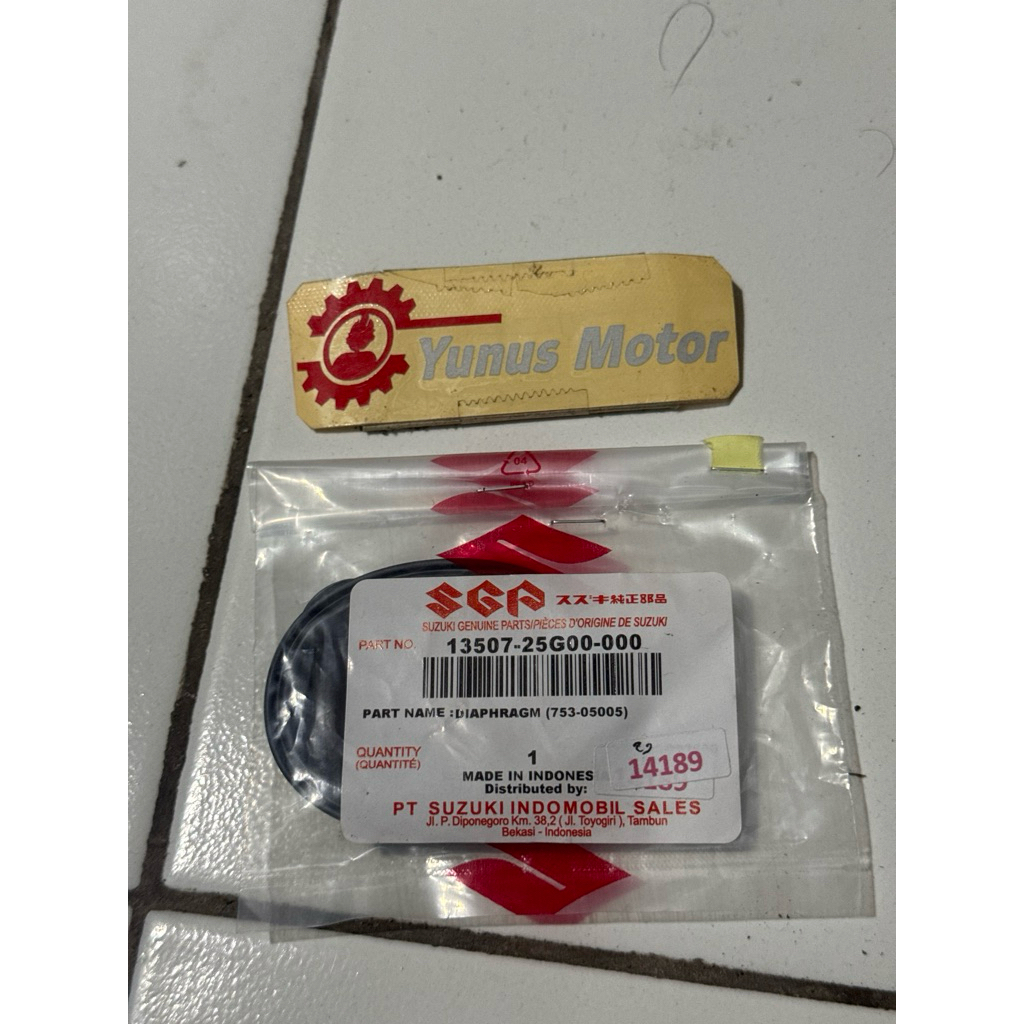 Karet vakum karbu suzuki satria fu original