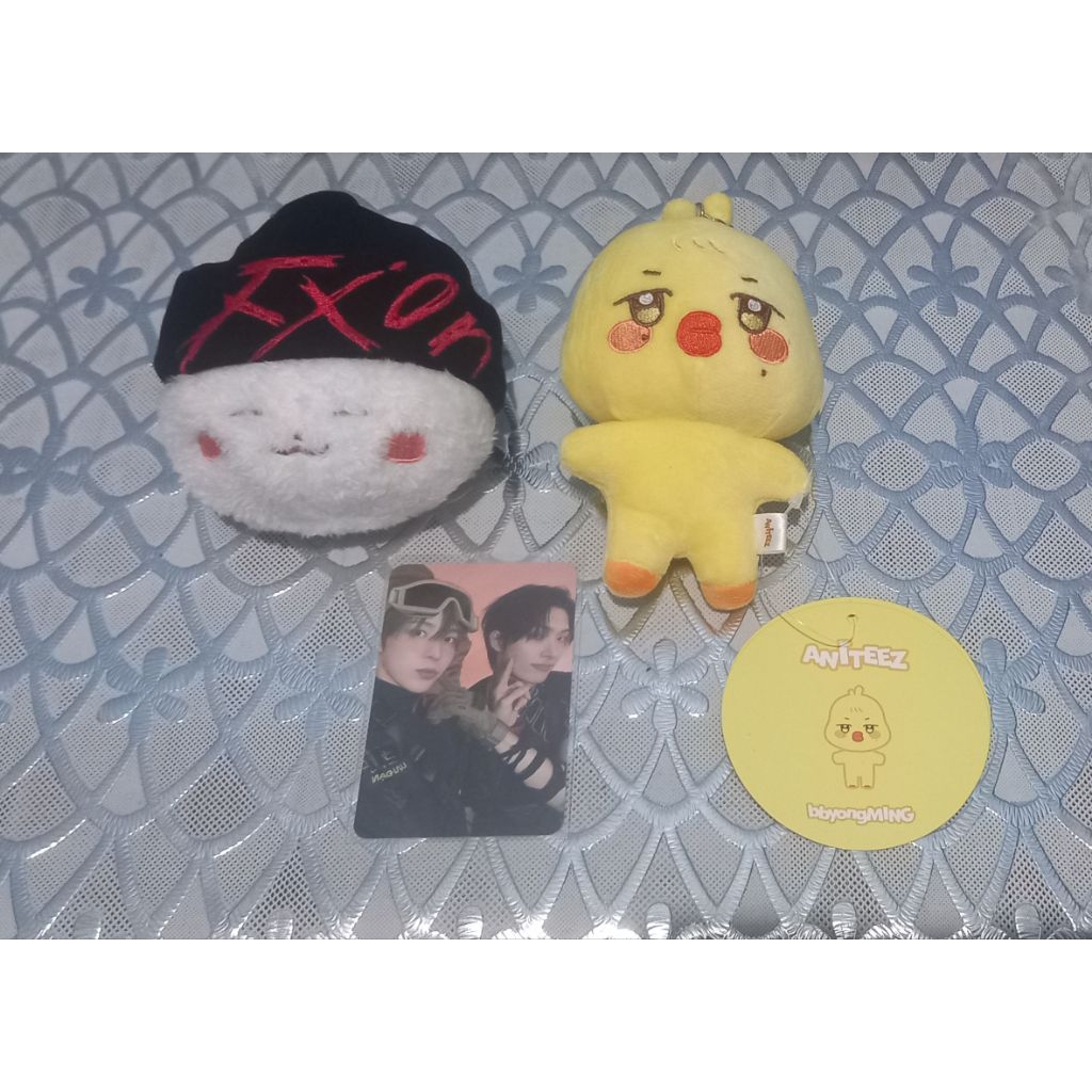 Aniteez v2 plush keyring BBYEONGMING + Doll Keyring MD Birthday Mingi (bonus pc minyun)