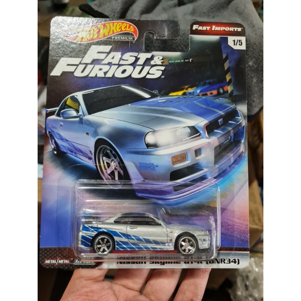 hotwheels hot wheels nissan skyline gtr bnr 34 r34 fast imports free protektor