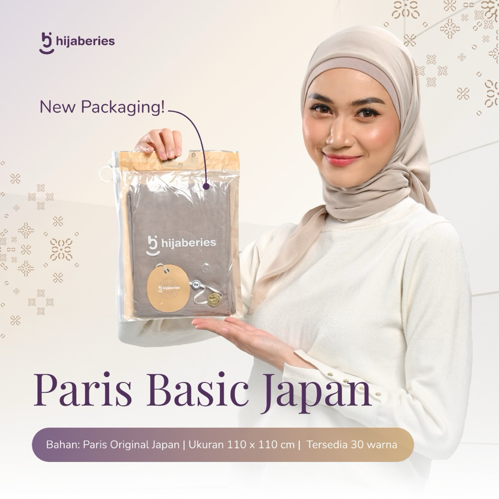 hijaberies | hijaberies segi empat | hijaberies basic japan | hijaberies paris basic japan | paris b
