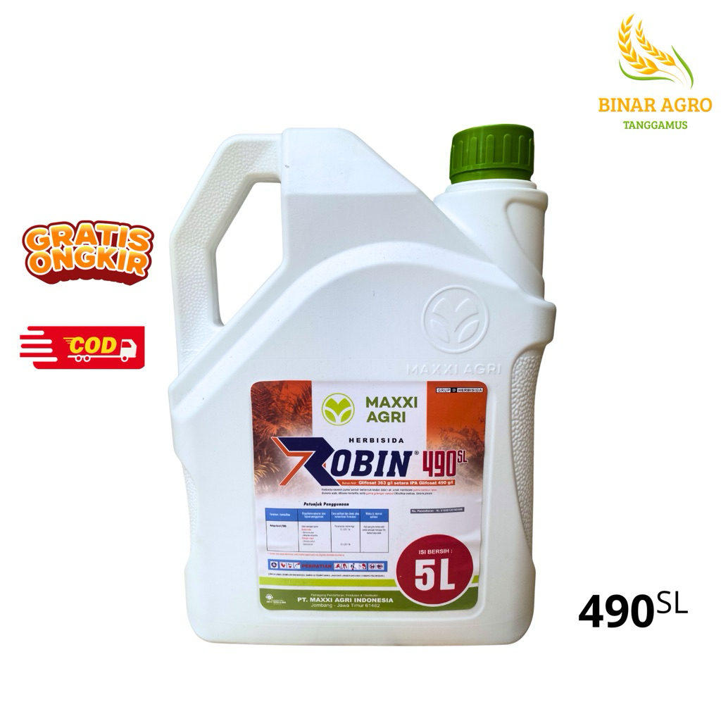 HERBISIDA SISTEMIK ROBIN 490SL - 5 LITER