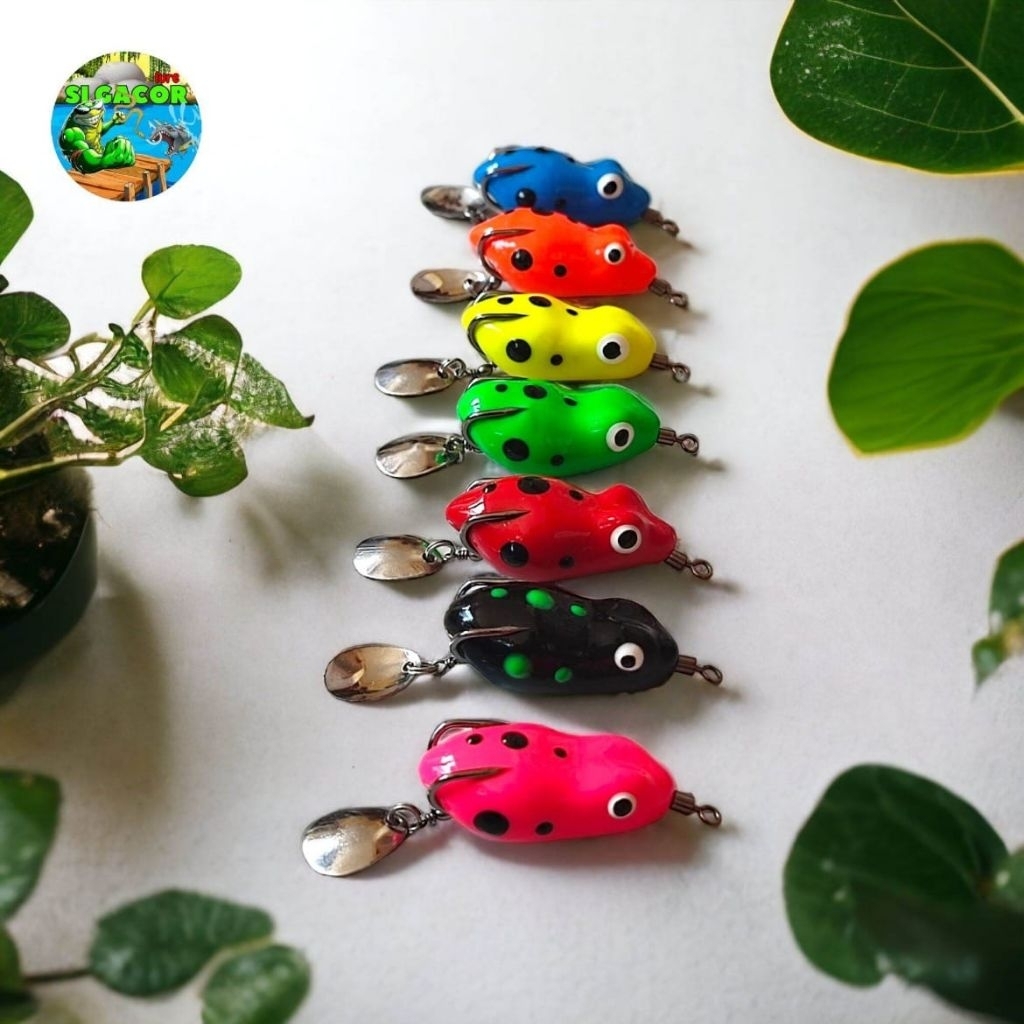 soft frog umpan casting ikan gabus umpan palsu