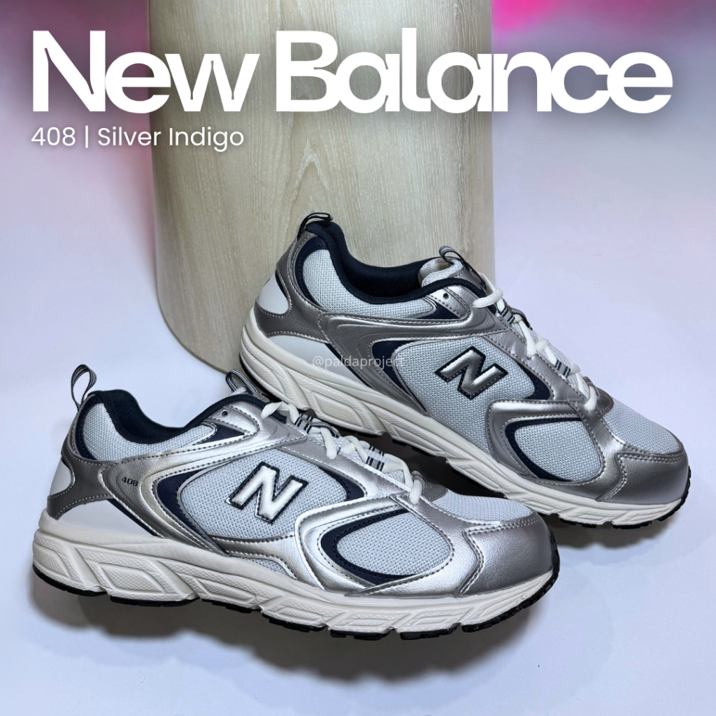 Sneakers Shoes New Balance 408 Silver Indigo (ML408N) - 100% Original