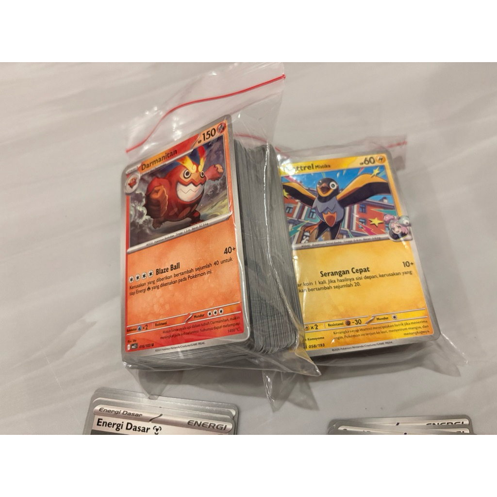 Pokemon Card Bulk 100pcs Kartu Pokemon Indonesia