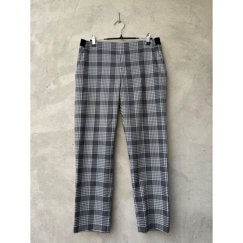 Uniqlo women Tartan pants Stretch L (27-29)