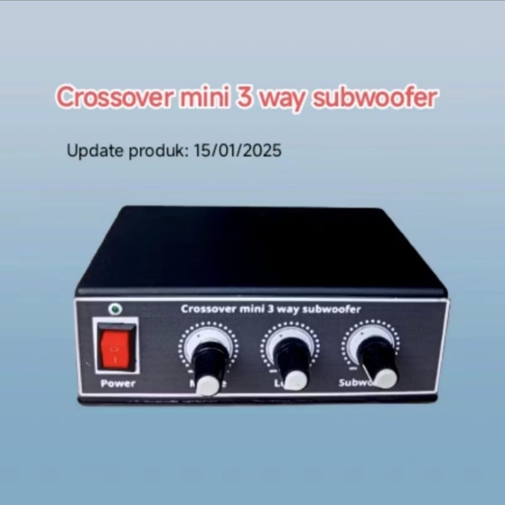 Crossover 3 way Subwoofer, Low, Midhigh