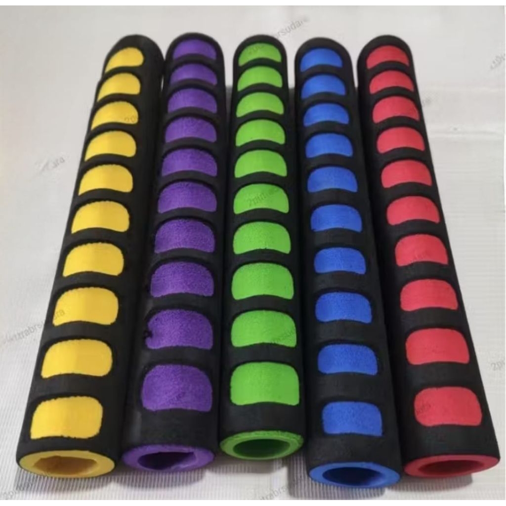 Termurah Promo Handgrip Busa Warna Sepeda Mtb Fixie Motor Handfat Stang Stir Spon Panjang