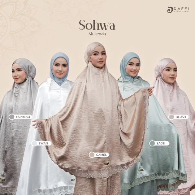 MUKENA SOHWA Daffi Hijab Mukena Putusan Premium adem dan nyaman