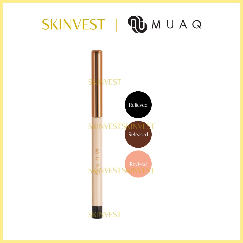 MUAQ Simplifeye Matic Eyeliner - Pencil Pensil Waterproof Smudge-proof Black Brown Light Nude