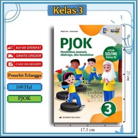 PJOK KELAS 3 SD/MI kurmer Best seller