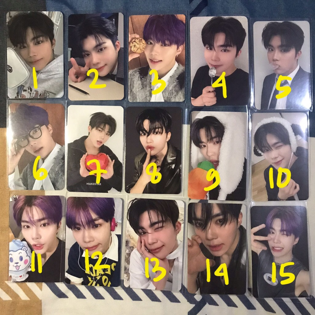 (2/2) [READY STOCK] PC GUNWOOK ZEROBASEONE ZB1 POB LD YITS MELPO YHMAH CIPA BLUPA DICON ZERONI YURA 