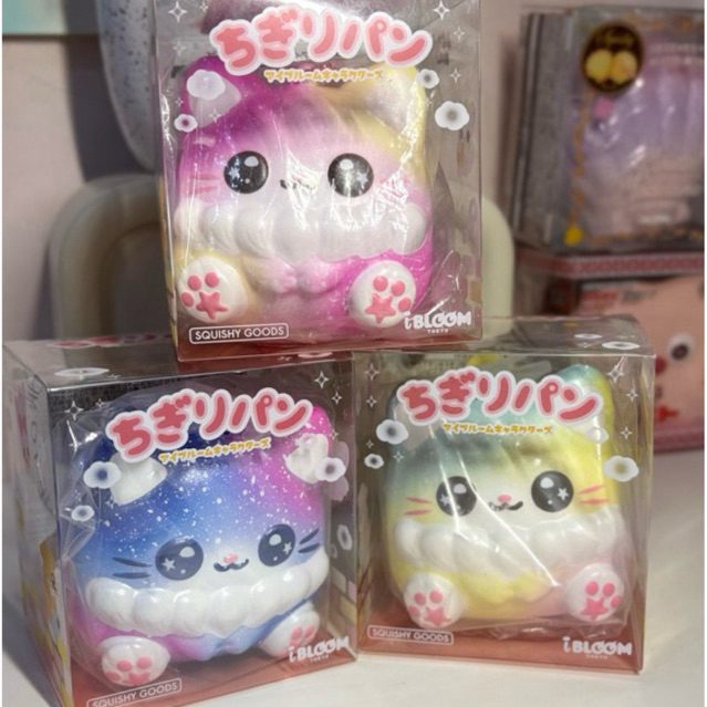 squishy iBloom Chigiri Bread Universe Cat