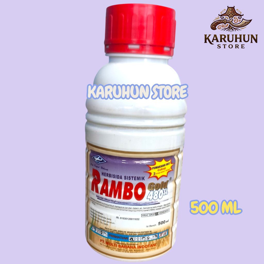 Herbisida Sistemik Rambo Gold 480SL 500 Ml