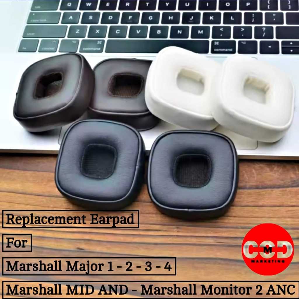Earcup Foam Earpad Cushion Marshall Monitor 2 ANC - Marshall Major 1 - Marshall Major 2 - Marshall M