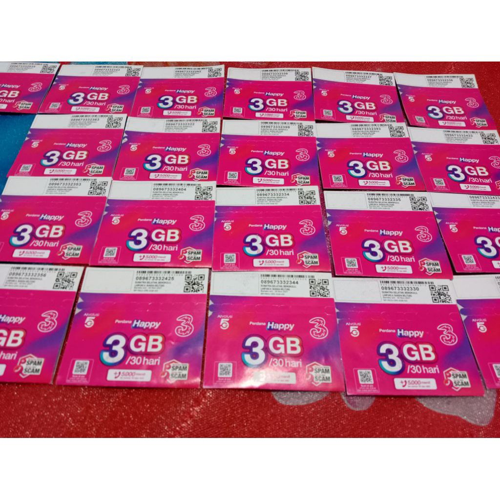 Kartu Perdana Tri Siap Pakai