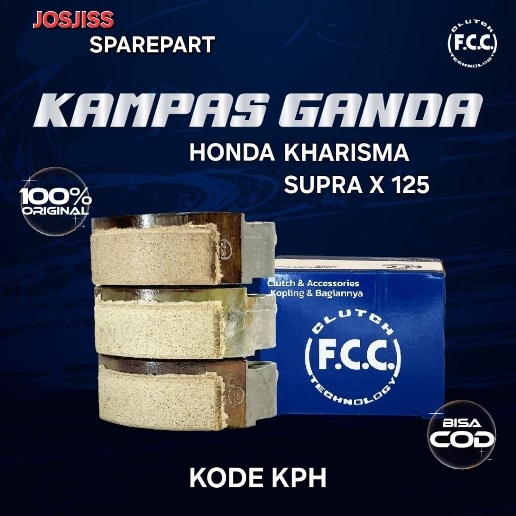 KAMPAS GANDA FCC KHARISMA (KPH) SUPRA X 125 KAMPAS KOPLING GANDA FCC ORIGINAL