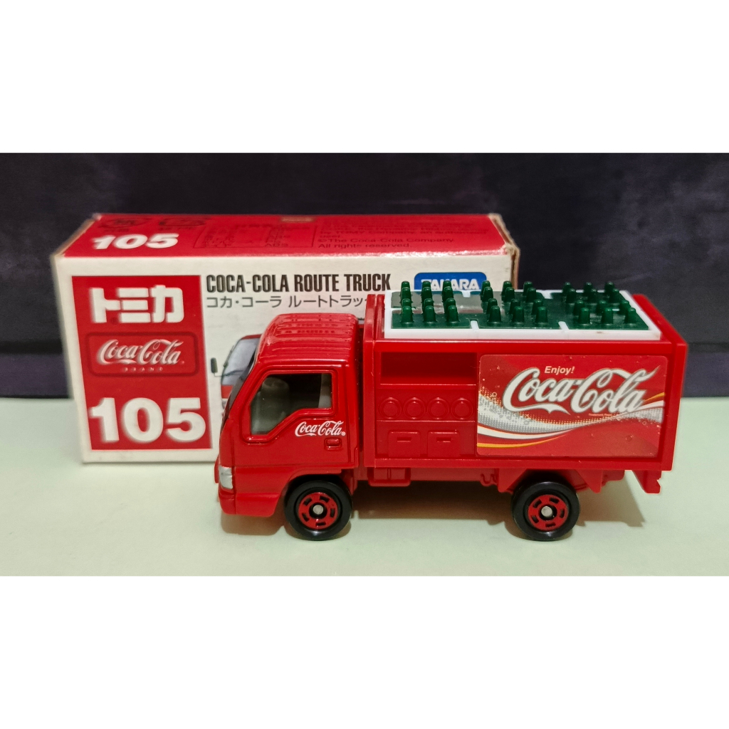 Diecast Tomica 105 COCA - COLA ROUTE TRUCK